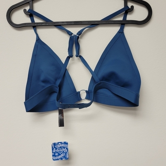 Free People Oh Scuba Bralette Midnight Cowboy Blue M - Picture 4 of 11